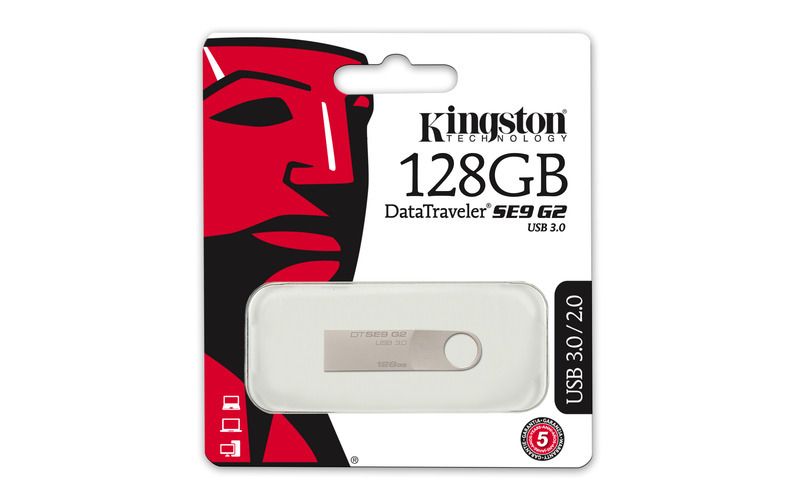 128GB Kingston USB 3.0 DataTraveler SE9 - obrázek č. 1