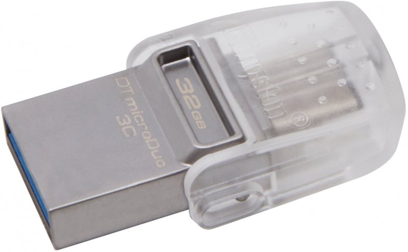 32GB Kingston DT microDuo 3C, USB 3.0/ 3.1 + Type-C - obrázek produktu
