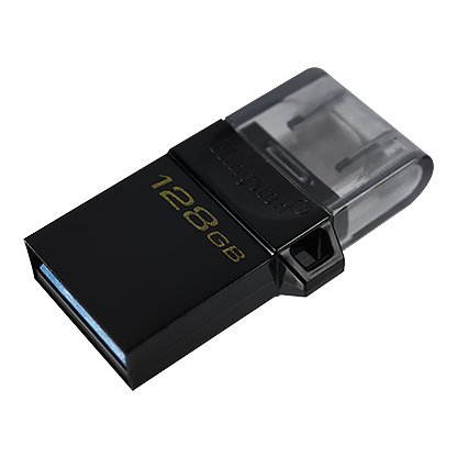 128GB Kingston DT MicroDuo 3 USB 3.0 (android/ OTG) - obrázek produktu