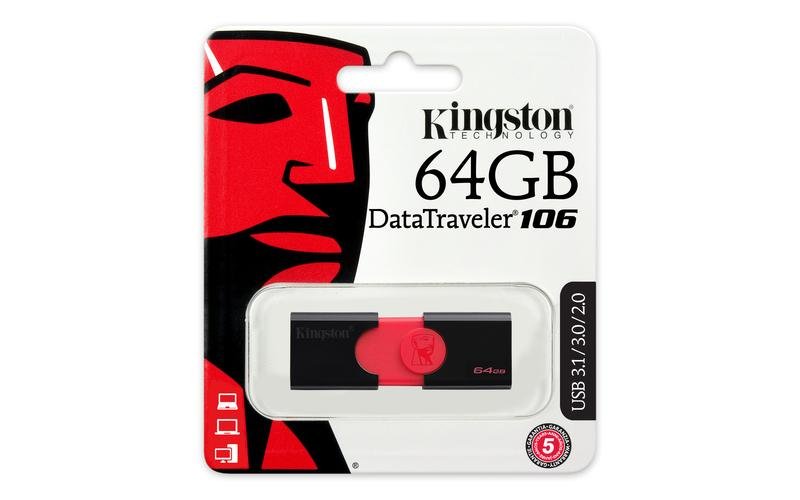 64GB Kingston USB 3.0  DT106 (až 100MB/ s) - obrázek č. 2