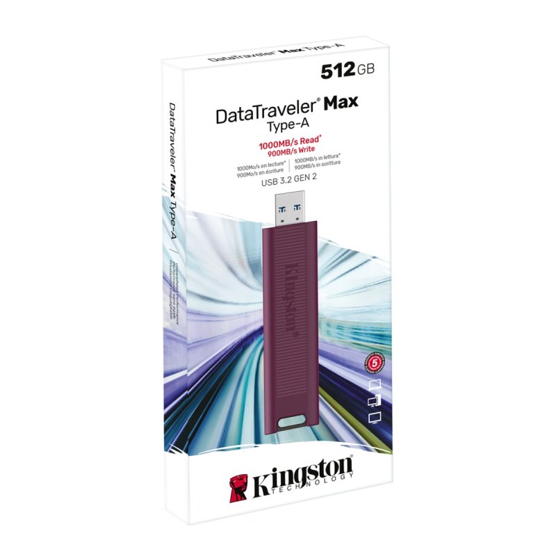 512GB Kingston DT Max USB-A 3.2 gen. 2 - obrázek č. 2
