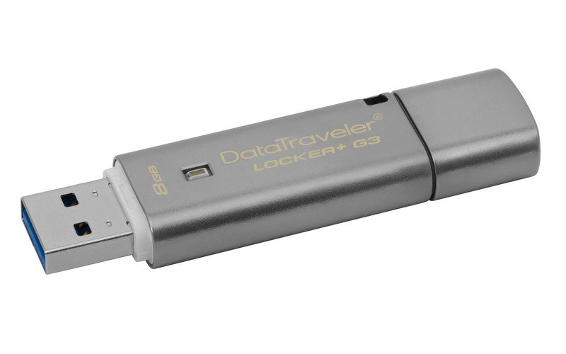 8GB USB 3.0 DT Locker+ G3 (vc. A. Data Security) - obrázek produktu