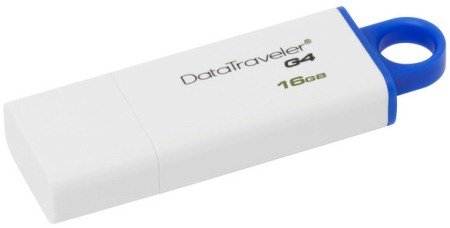 16GB Kingston USB 3.0 Data Traveler G4 modrý - obrázek produktu