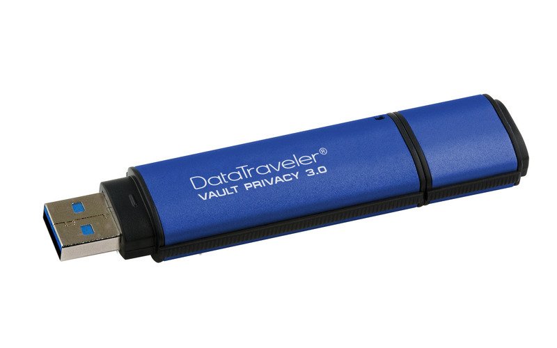 8GB Kingston DTVP30 USB 3.0 256bit AES Encrypted - obrázek č. 1