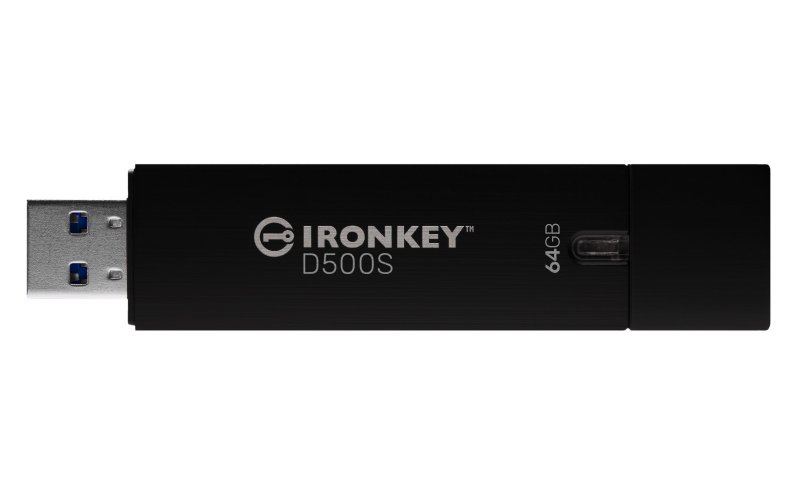 64GB USB Kingston Ironkey D500S FIPS 140-3 Lvl 3 - obrázek č. 1