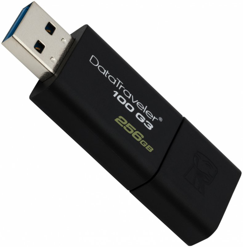 256GB Kingston USB 3.0 DataTraveler 100 G3 (130MB/ s čtení) - obrázek produktu