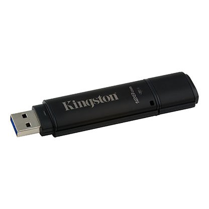 Kingston DataTraveler 4000G2/ 128GB/ USB 3.0/ USB-A/ Černá - obrázek č. 1