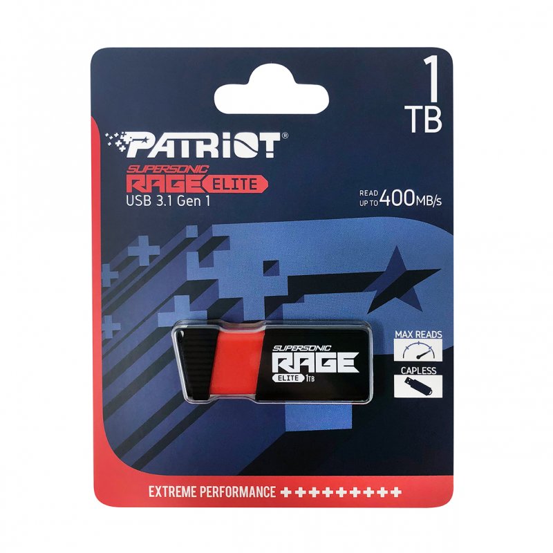 1TB Patriot Supersonic Rage Elite USB 3.1.až 400MB/ s - obrázek č. 2