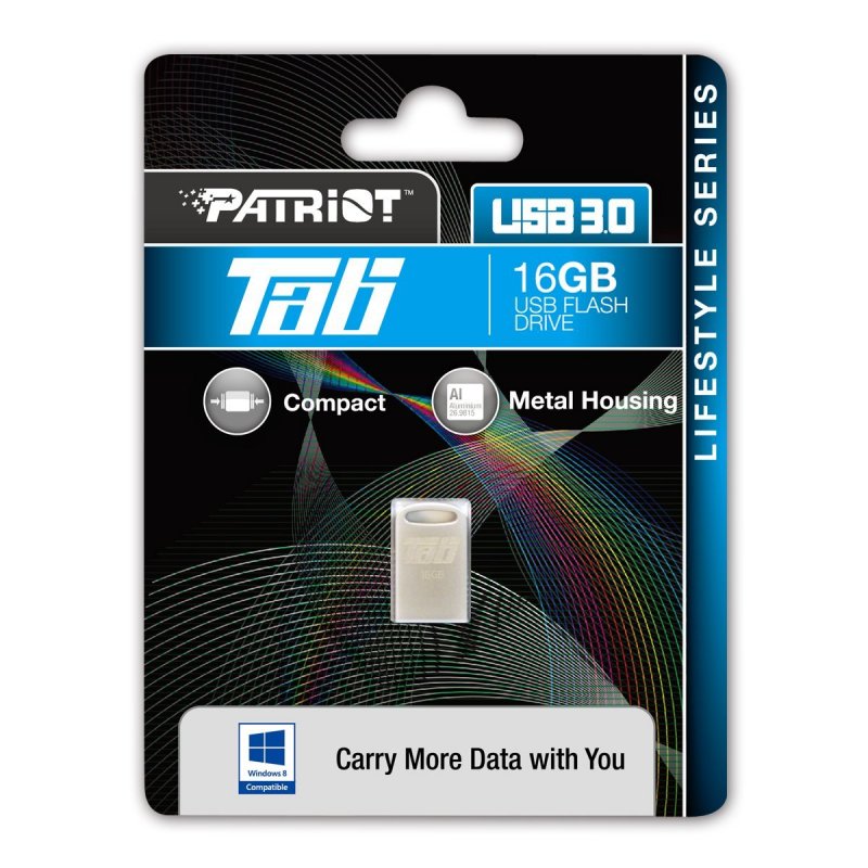 16GB Patriot Tab USB 3.0 (až 80MB/ s přenos) - obrázek č. 1