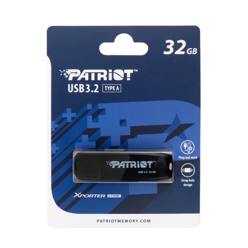 Patriot XPORTER CORE/ 32GB/ USB 3.2/ USB-A/ Černá - obrázek č. 4