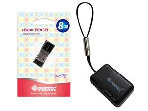 Pretec USB 2.0 i-Disk Poco 8GB - Černý - obrázek produktu