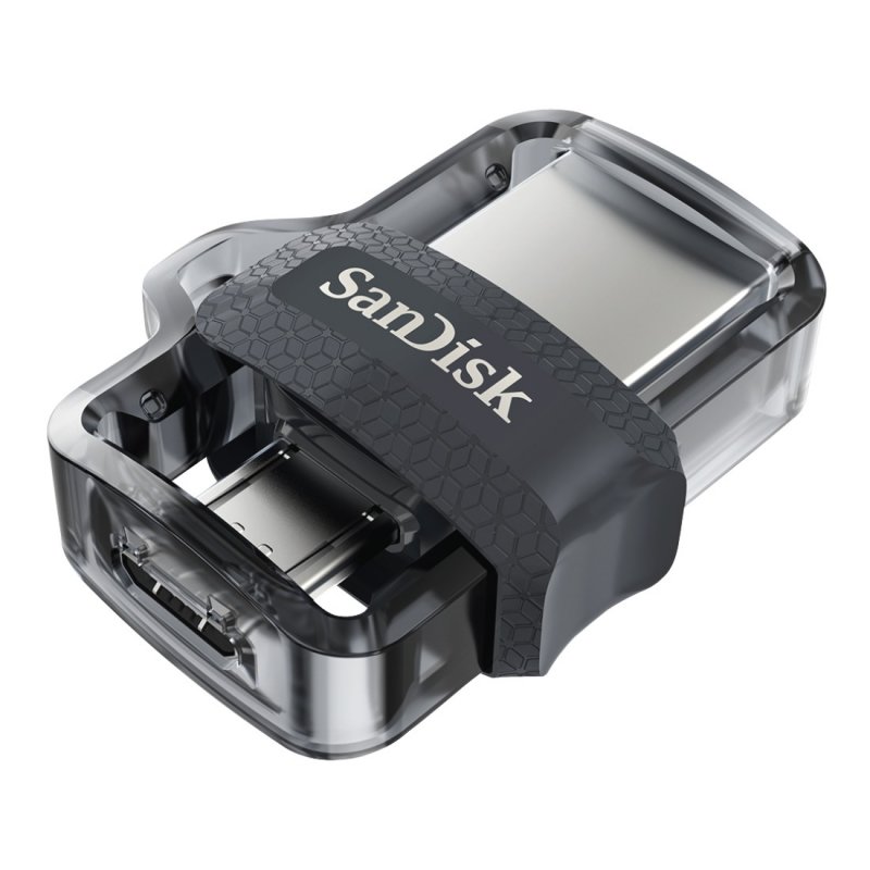 SanDisk Ultra Dual Drive/ 64GB/ 150MBps/ USB 3.0/ Micro USB + USB-A/ Černá - obrázek č. 1