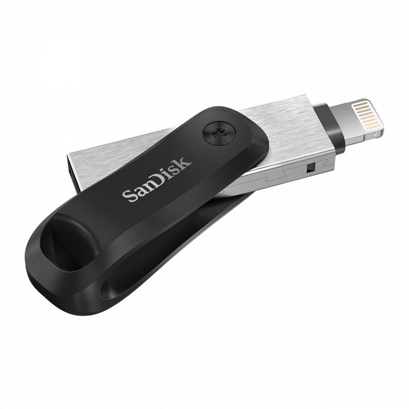 SanDisk iXpand Flash Drive Go/ 256GB/ 300MBps/ USB 3.0/ Lightning + USB-A/ Černá - obrázek č. 2