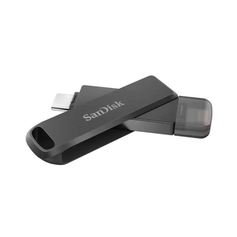 SanDisk iXpand Flash Drive Luxe/ 256GB/ 90MBps/ USB 3.0/ Lightning + USB-A/ Černá - obrázek č. 2