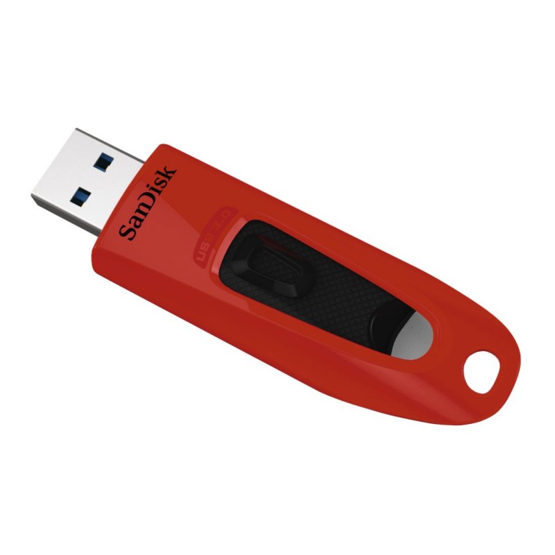 SanDisk Ultra/ 64GB/ 100MBps/ USB 3.0/ USB-A/ Červená - obrázek produktu