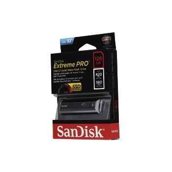 SanDisk Extreme PRO/ 128GB/ 420MBps/ USB 3.1/ USB-A/ Černá - obrázek č. 2