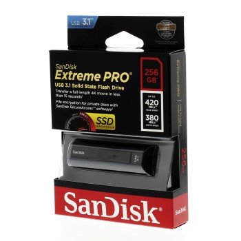 SanDisk Extreme PRO/ 256GB/ 420MBps/ USB 3.1/ USB-A/ Černá - obrázek č. 2