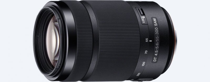 Sony teleobjektiv 55–300mm, F4,5–5,6 SAM - obrázek produktu