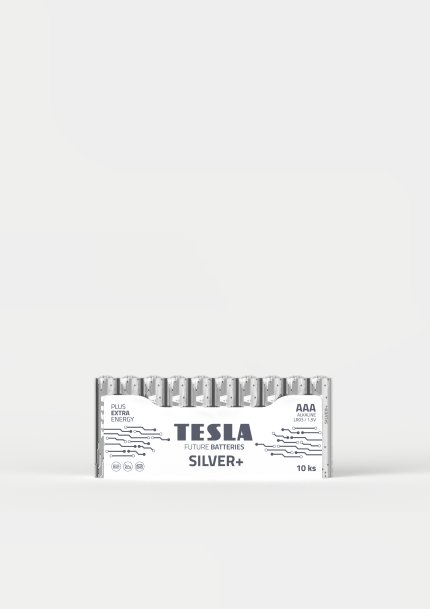 TESLA - baterie AAA SILVER+, 10ks, LR03 - obrázek produktu