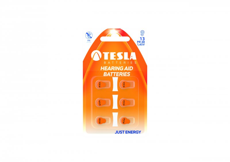 TESLA - baterie do naslouchadla TESLA PR13, 6ks, PR13 - obrázek produktu