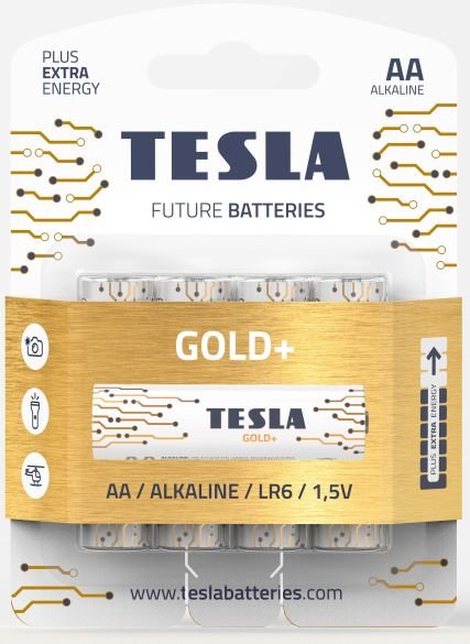 TESLA - baterie AA GOLD+, 4 ks, LR06 - obrázek produktu