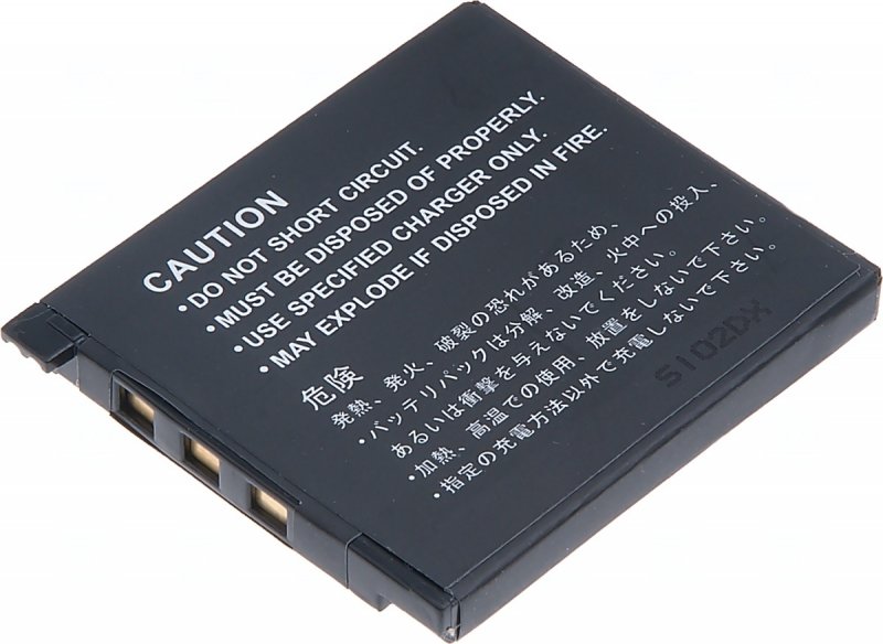 Baterie T6 power Casio NP-60, 560mAh, černá - obrázek č. 2