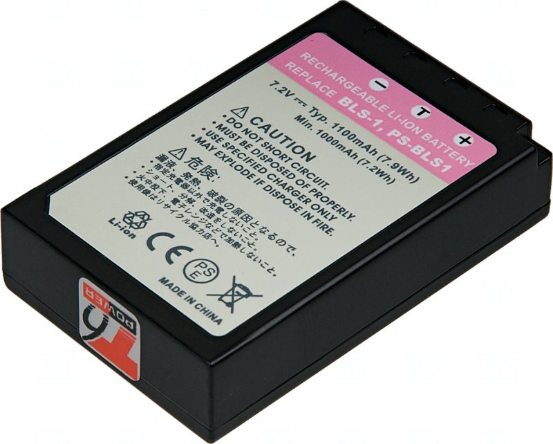 Baterie T6 power Olympus PS-BLS1, 900mAh, 6,5Wh - obrázek č. 1