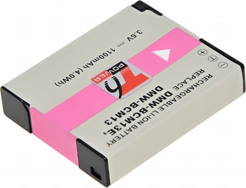 Baterie T6 Power Panasonic DMW-BCM13, DMW-BCM13E, 1100mAh, 4Wh - obrázek č. 1