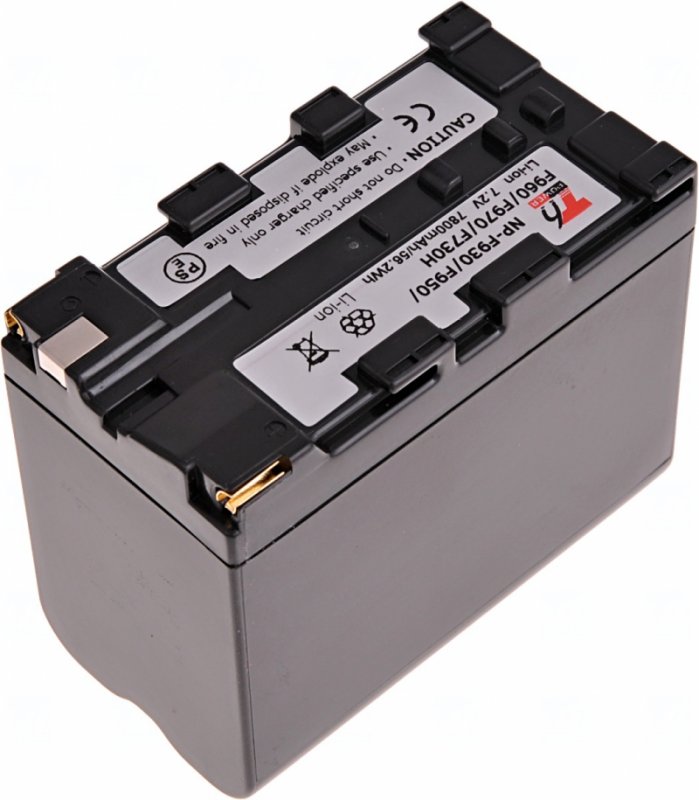 Baterie T6 power Sony NP-F930, NP-F950, NP-F960, NP-F730H, NP-F970, 7800mAh, šedá - obrázek produktu