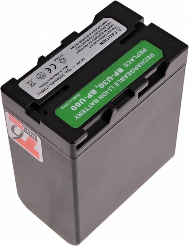 Baterie T6 power Sony BP-U90, BP-U60, 5200mAh, 75Wh - obrázek č. 1