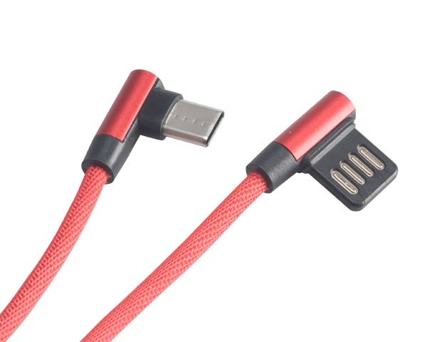 AKASA - USB 2.0 typ A na typ C kabel - 1 m červený - obrázek produktu