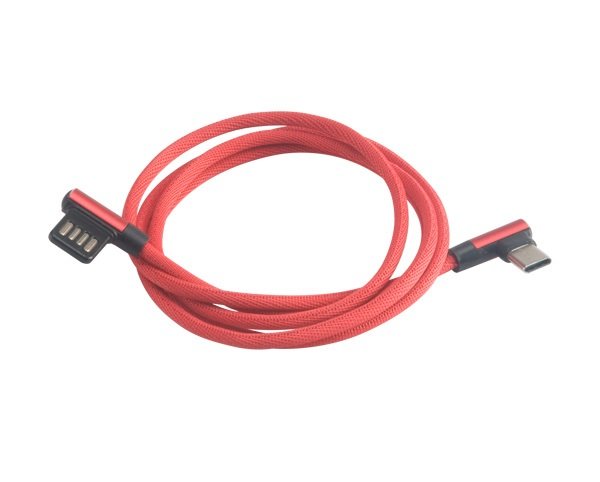 AKASA - USB 2.0 typ A na typ C kabel - 1 m červený - obrázek č. 1