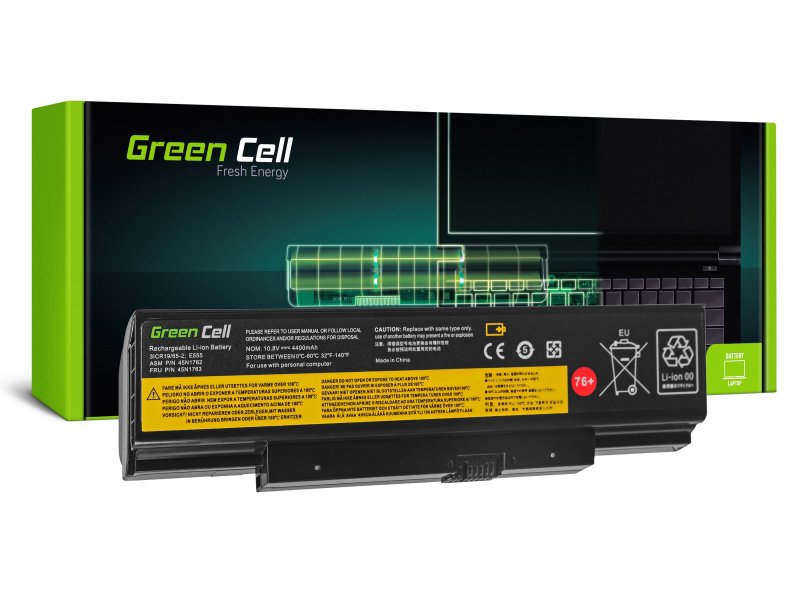 Green Cell LE80 Baterie Lenovo ThinkPad Edge E550 E550c E555 E560 E565 4400mAh Li-ion - obrázek č. 1
