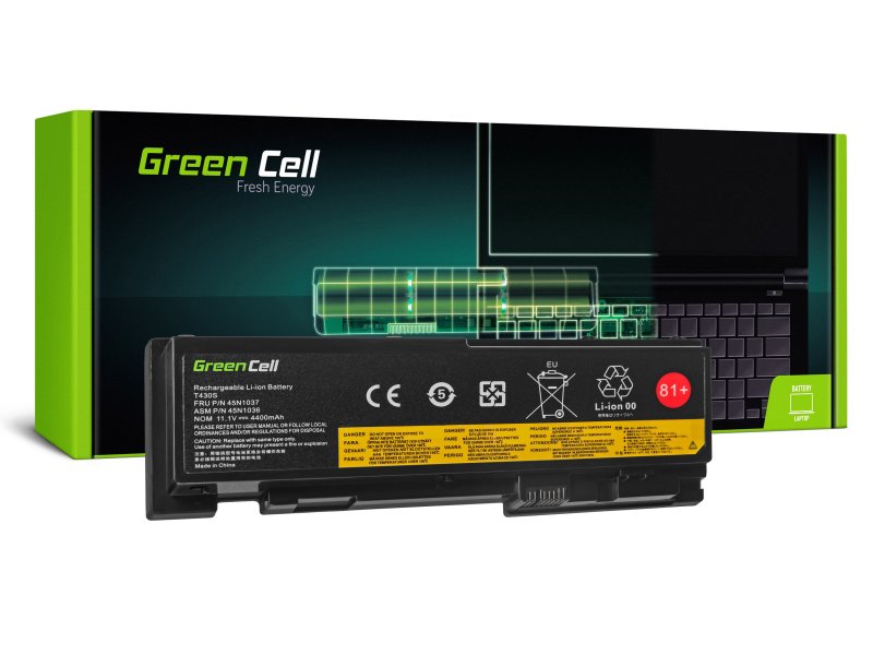 Green Cell LE83 Baterie Lenovo 45N1036 45N1037 Lenovo ThinkPad T430s T430si 3400mAh Li-ion - obrázek produktu