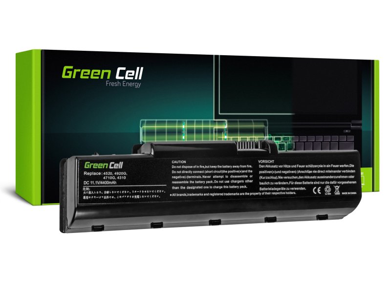 Green Cell AC01 Baterie Acer AK.006BT.020/AK.006BT.025/AS07A31/AS07A32/AS07A41 4400 mAh Li-ion - obrázek č. 1