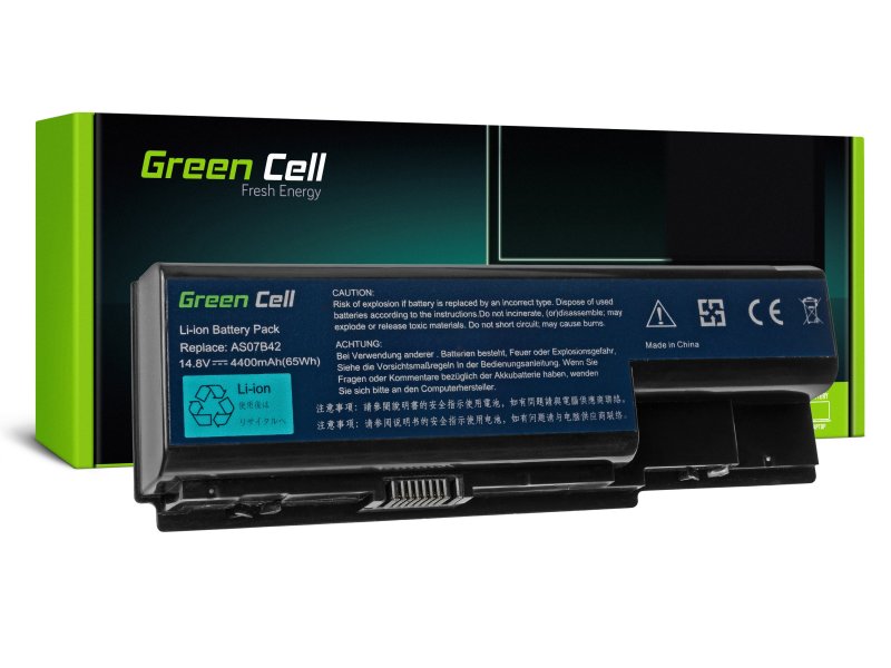 Green Cell AC05 Baterie Acer AS07B31/AS07B32/AS07B41/AS07B42/AS07B51/AS07B52/AS07B61 4400 mAh Li-ion - obrázek č. 1