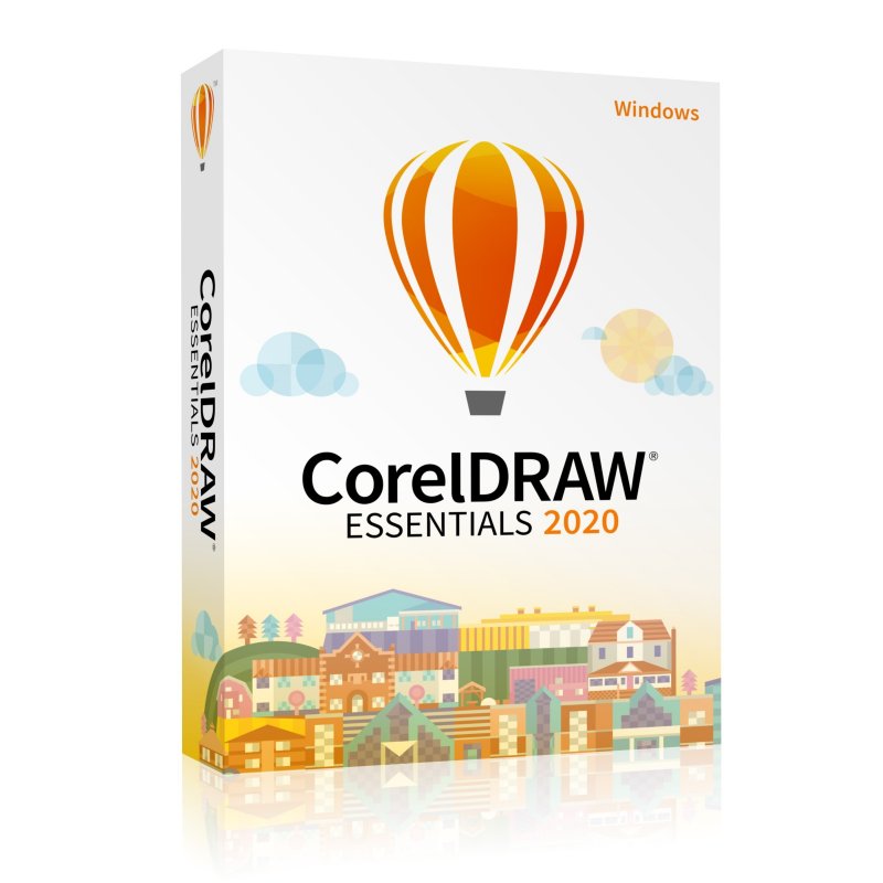 CorelDraw Essentials 2020 (box) CZ/ PL EU - obrázek produktu