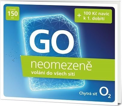 O2 Předplacená karta Go neomezeně - obrázek produktu