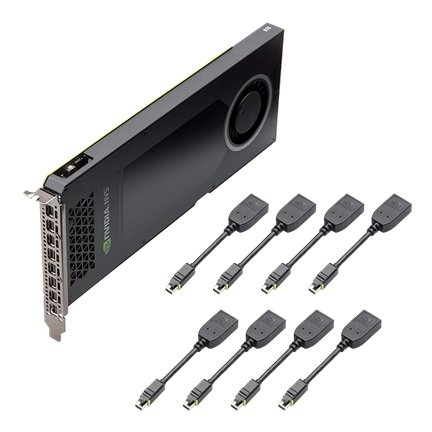 PNY Quadro NVS 810 x16 4GB (128) 8xmDP (DP) - obrázek produktu