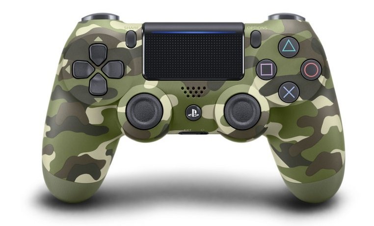 PS4 - DualShock 4 Controller Green Camo v2 - obrázek produktu