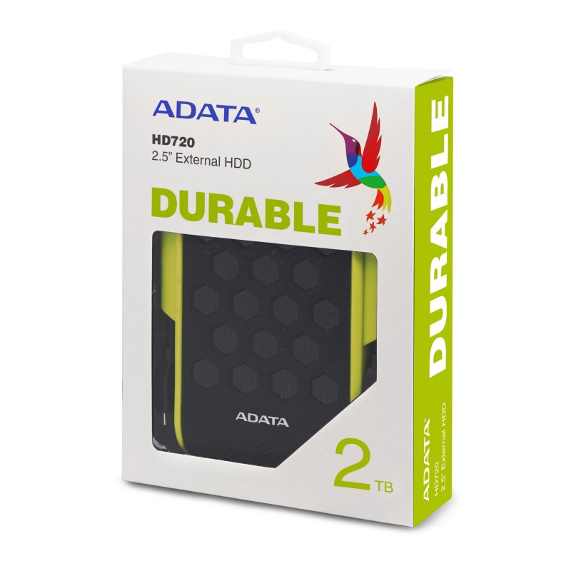 ADATA HD720/ 1TB/ HDD/ Externí/ 2.5"/ Zelená/ 3R - obrázek č. 2