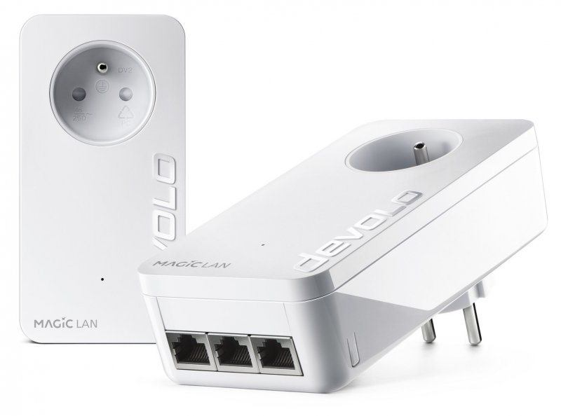 devolo Magic 2 LAN triple Starter Kit 2400 Mbps - obrázek produktu