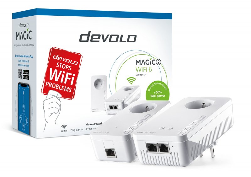 devolo Magic 2 WiFi 6 Starter Kit 2400 Mbps - obrázek produktu