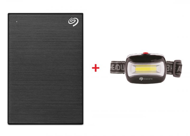 Seagate HDD OneTouch PW 5TB černý + čelovka - obrázek produktu