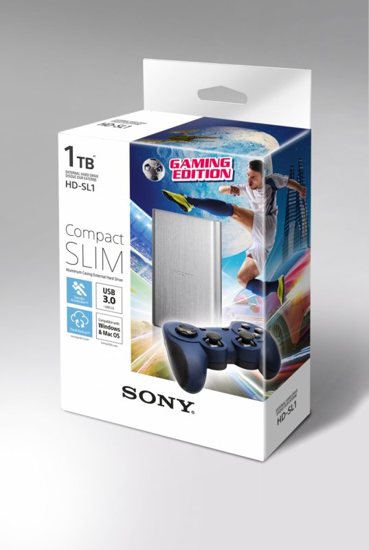 Sony externí HDD 1TB, GAMING - obrázek produktu