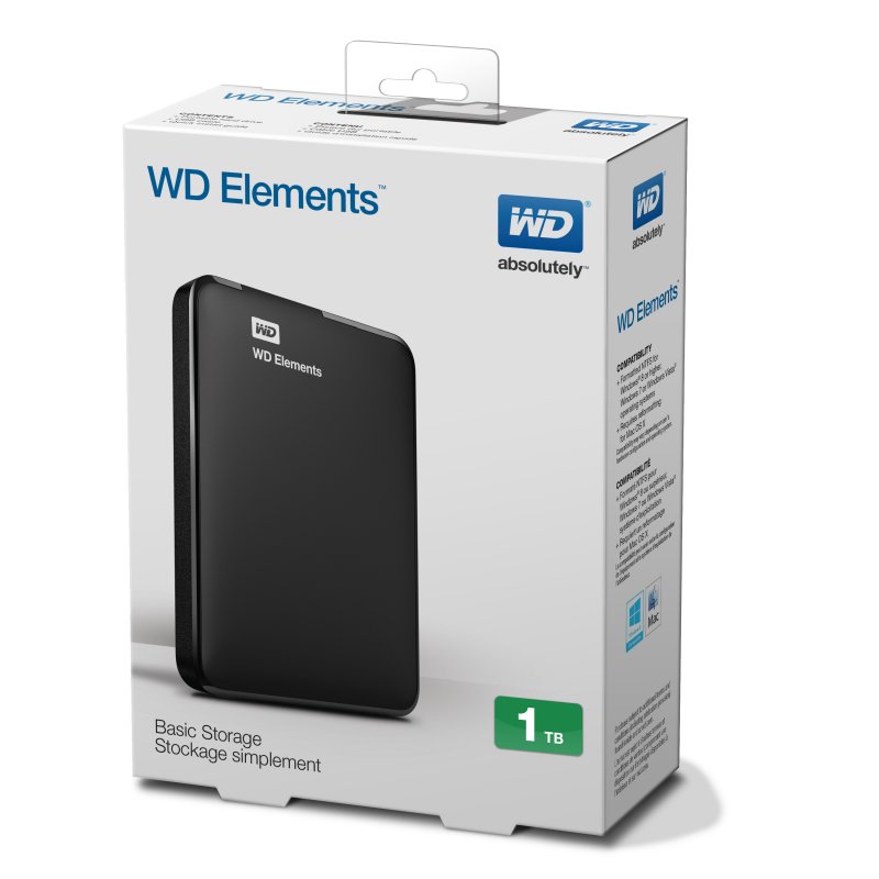 Ext. HDD 2.5" WD Elements Portable 1TB USB - obrázek č. 4
