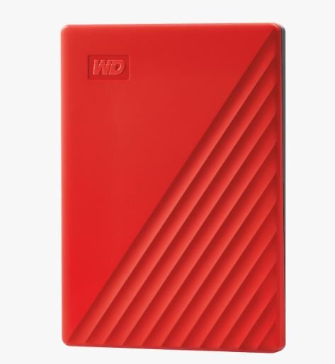 WD My Passport/ 2TB/ HDD/ Externí/ 2.5"/ Červená/ 3R - obrázek produktu