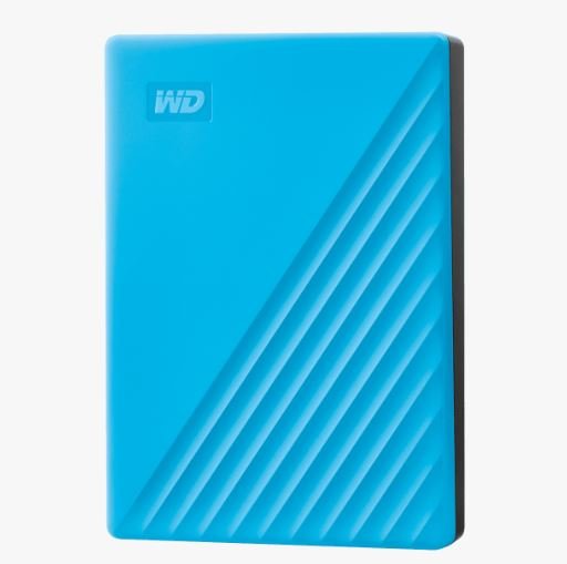 WD My Passport/ 4TB/ HDD/ Externí/ 2.5"/ Modrá/ 3R - obrázek produktu