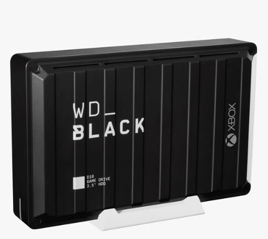 Ext. HDD 3,5" WD_BLACK 12TB D10 Game Drive XboxOne - obrázek produktu