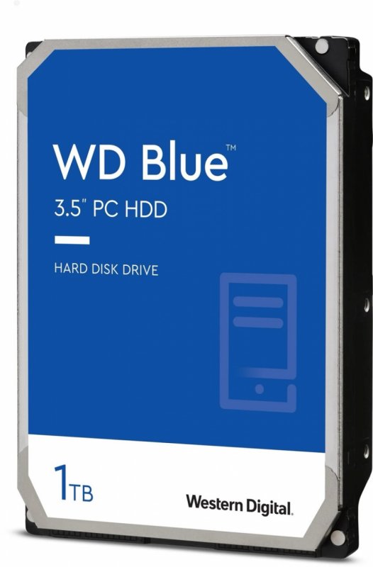 WD Blue/ 1TB/ HDD/ 3.5"/ SATA/ 5400 RPM/ 2R - obrázek produktu